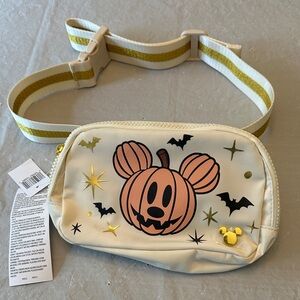 Disney Parks Mickey Pumpkin Halloween Belt Bag